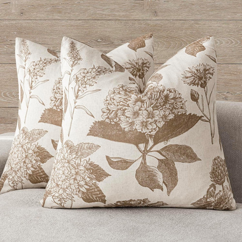 Set linen floral vintage - of,